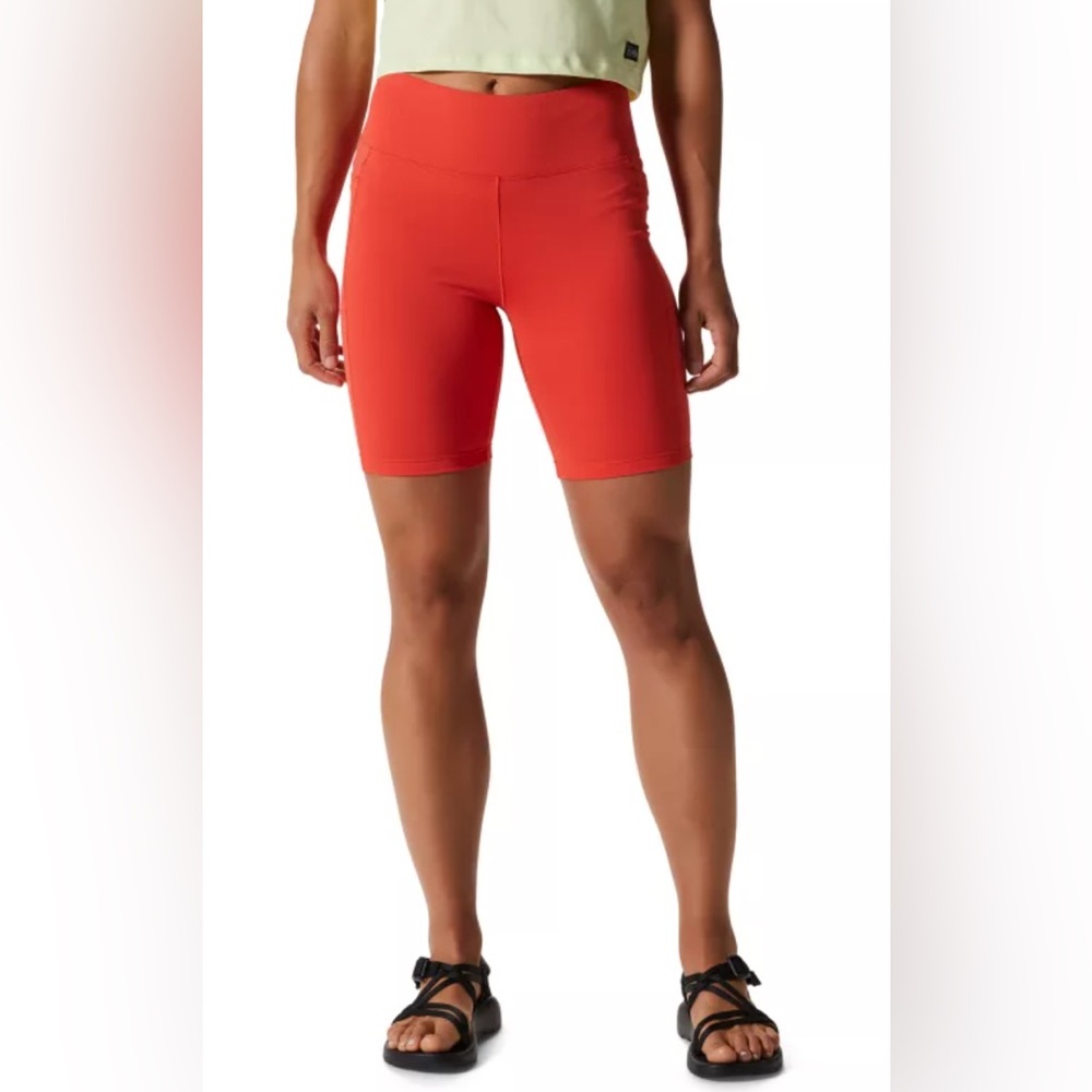 Mountain Hardwear Women’s Mountain Stretch Bike Shorts Summit Red Size Small